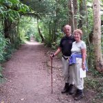 Joyce and David, with whom I got lost